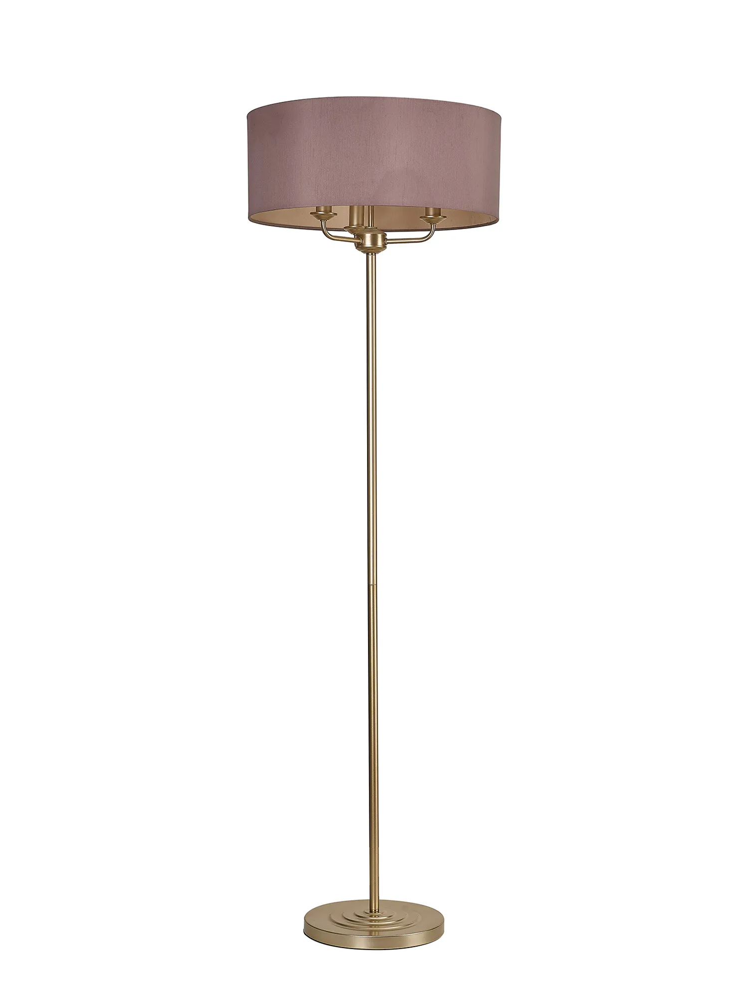 Banyan 45cm 3 Light Floor Lamp Champagne Gold; Taupe DK1004  Deco Banyan CG TA